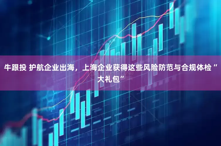 牛跟投 护航企业出海，上海企业获得这些风险防范与合规体检“大礼包”